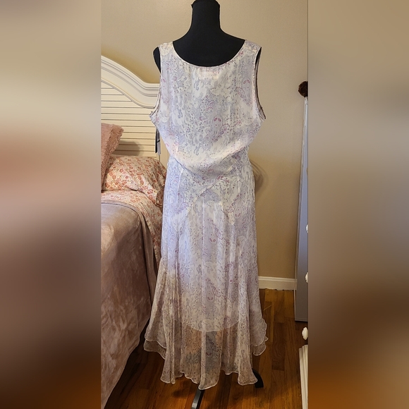 Calvin Klein Sleeveless Silk Dress - Picture 3 of 8